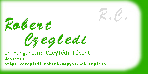 robert czegledi business card