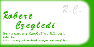 robert czegledi business card